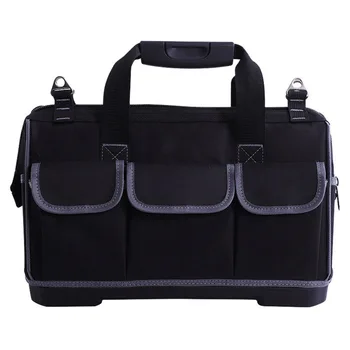 

Hot Electrician Tools Hardware Storage Bag Oxford Cloth Wide Mouth Work Bag with Handles LSK99