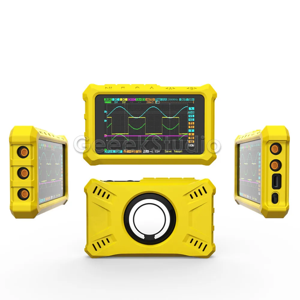 Мини DSO 4 цвета защитный силиконовый чехол резиновая крышка для DS213 DSO213 DS203 DSO203 осциллограф(не включает DSO - Цвет: Yellow