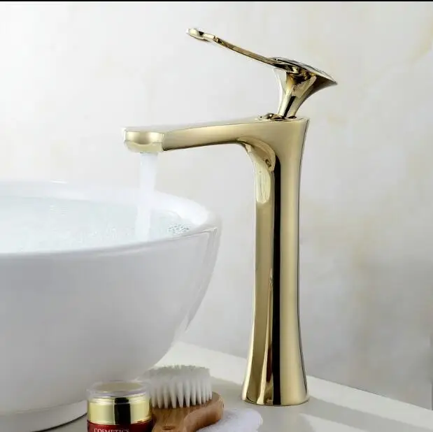 

Bathroom faucet gold bathroom basin faucet with diamond handle basin sink faucet basin mixer High Quality Luxury water tap
