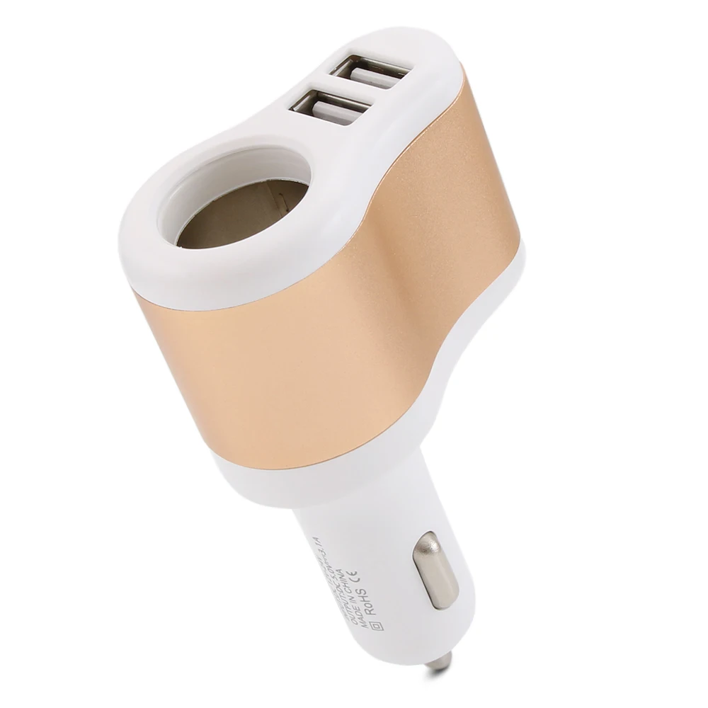 

Dual USB Car Cigarette Lighter Socket for kia cerato subaru impreza honda jazz ix35 fiat uno ford fusion c4 citroen Accessories