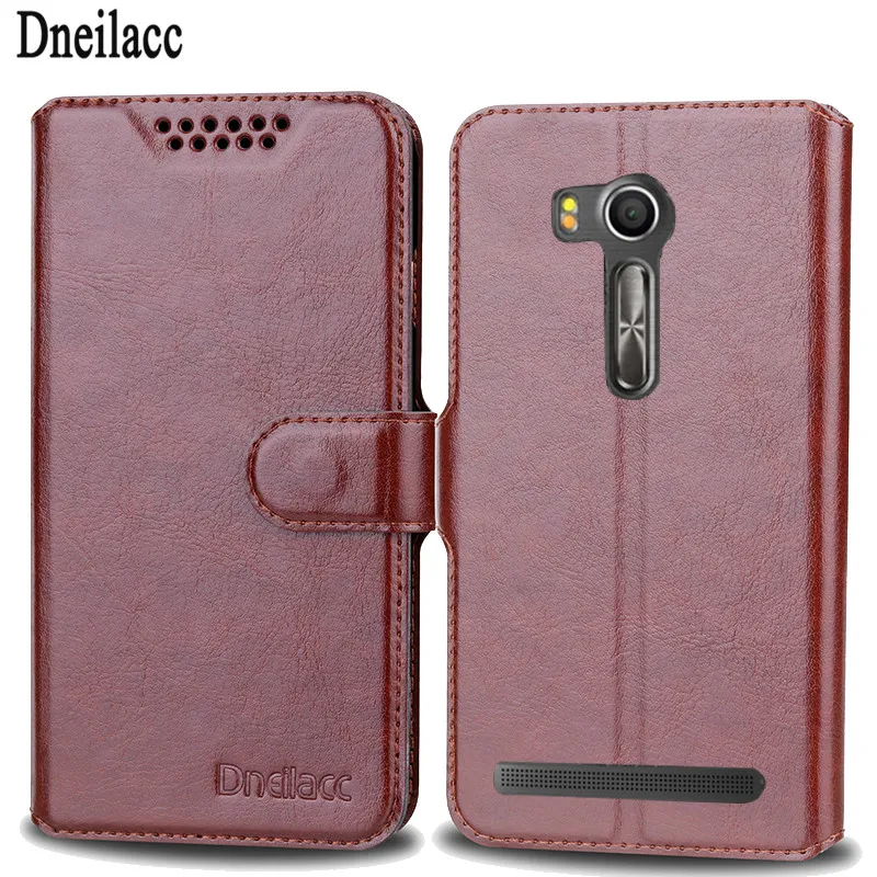 

Dneilacc Luxury Leather Flip Case Skin Shell Cover For ASUS ZenFone Go ZB551KL 5.5 inch Back Cover