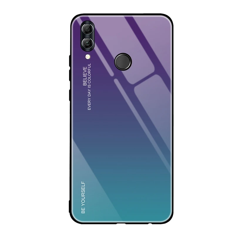 Силиконовый стеклянный чехол для Xiao mi Red mi Note 8 6 7 Pro 5 K20 Plus GO 6A 7A Red mi on чехол для Xiaomi mi 9T 9 SE 8 A2 Lite A3 A1 чехол - Цвет: Синий