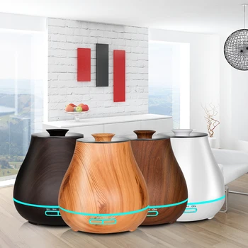 

Ultrasonic Fresh Air Humidifier Aroma Essential Oil Moisturizin Diffuser Electric diffuser for Home with LED Light