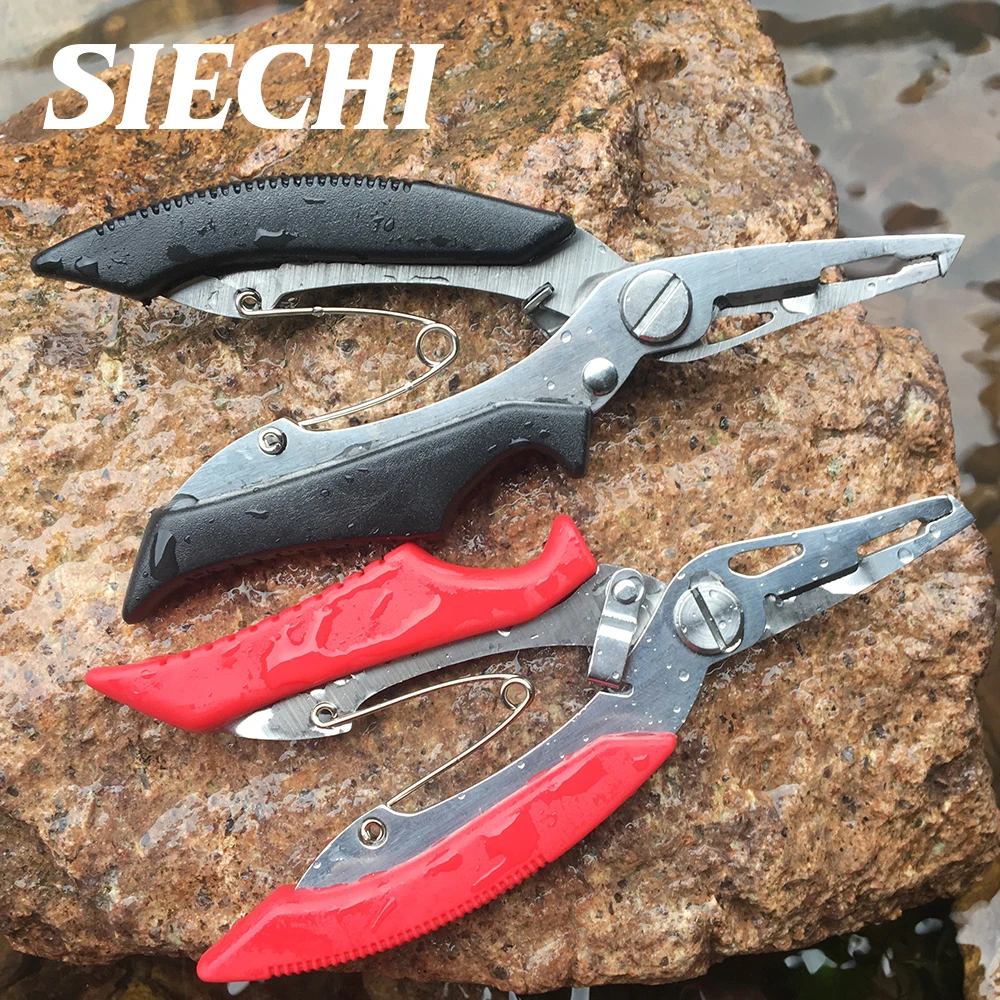 

SIECHI Fishing Pliers Stainless Steel Line Cutters mini Fishing Tackle Tools Accessories Remove Hooks Scissors Spit Ring Pliers