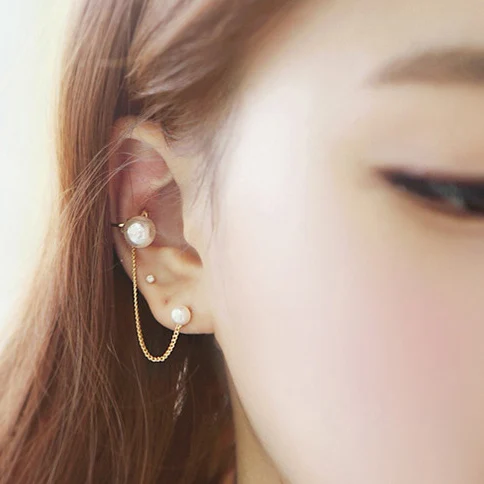 Cloisonn\u00e9 earrings for pierced ears