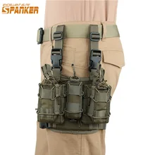 Отличные Элитные бизань комбинация клип сумка Открытый тактический MOLLE ноги кобуры Magezine мешок Военная Охота оборудование