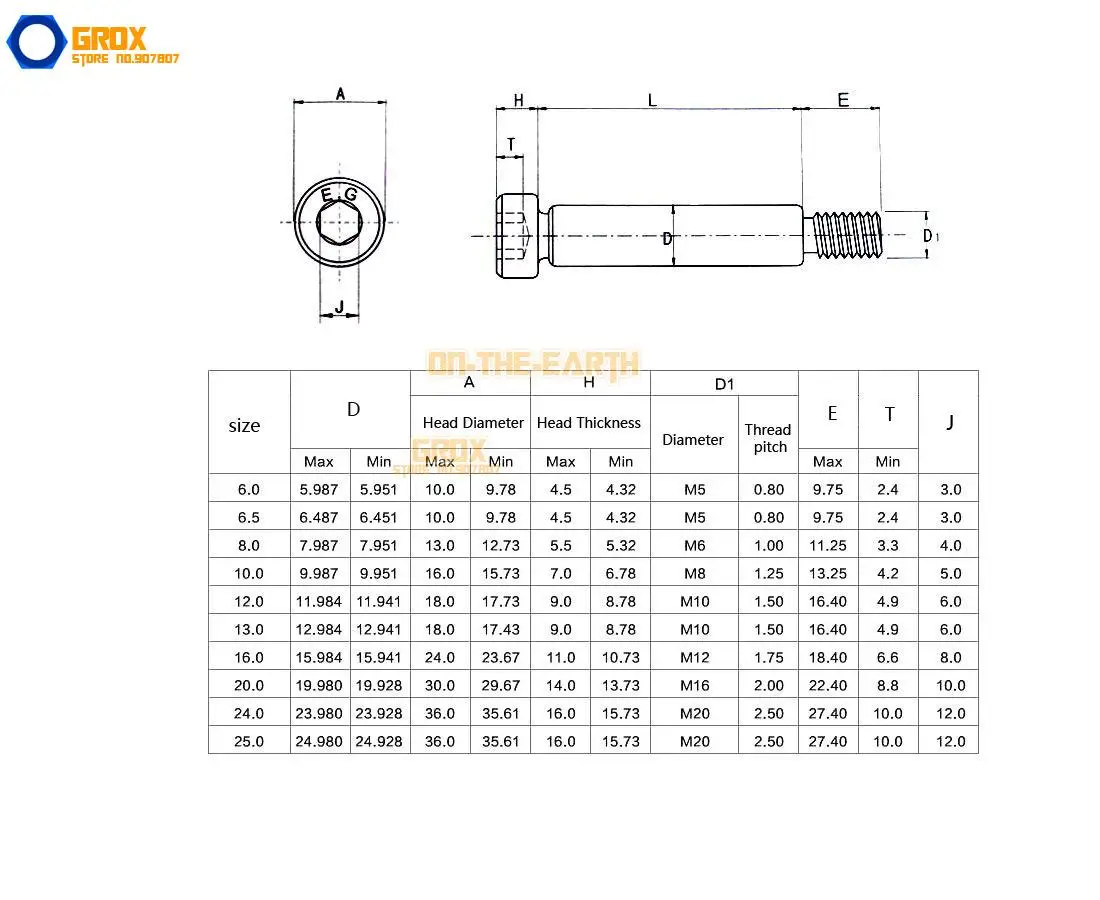 2 pieces m12 threaded 16 140mm 12 9 grade alloy steel hexagon socket m12 bolts size