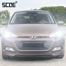 Для hyundai Coupe Elantra Grandeur i20 i30 i40 i800 SCOE 2 шт. Авто ближнего света Супер галогенная лампа для автомобиля Стайлинг теплый белый