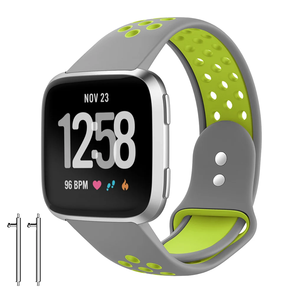 Мягкие силиконовые сменные спортивные часы-браслет ремешок для Fitbit Versa браслет наручные часы красочная тесьма новое поступление