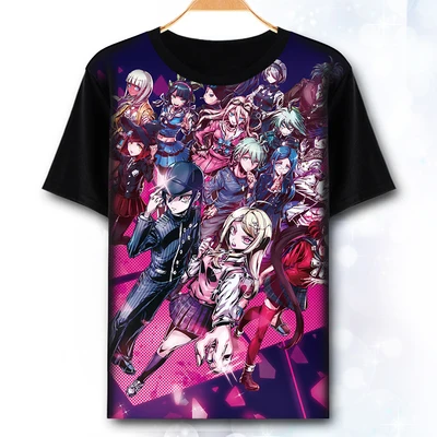 Danganronpa футболка аниме Naegi Makoto Kirigiri kiuko Косплей Футболка Модные мужские топы футболки - Цвет: 09