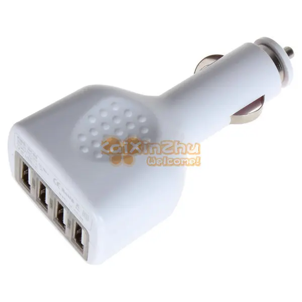 

5V 2.1A USB 4 Port Car Cigarette Lighter Socket Auto Charger Power Adapter for Mobile Phone Cellphone