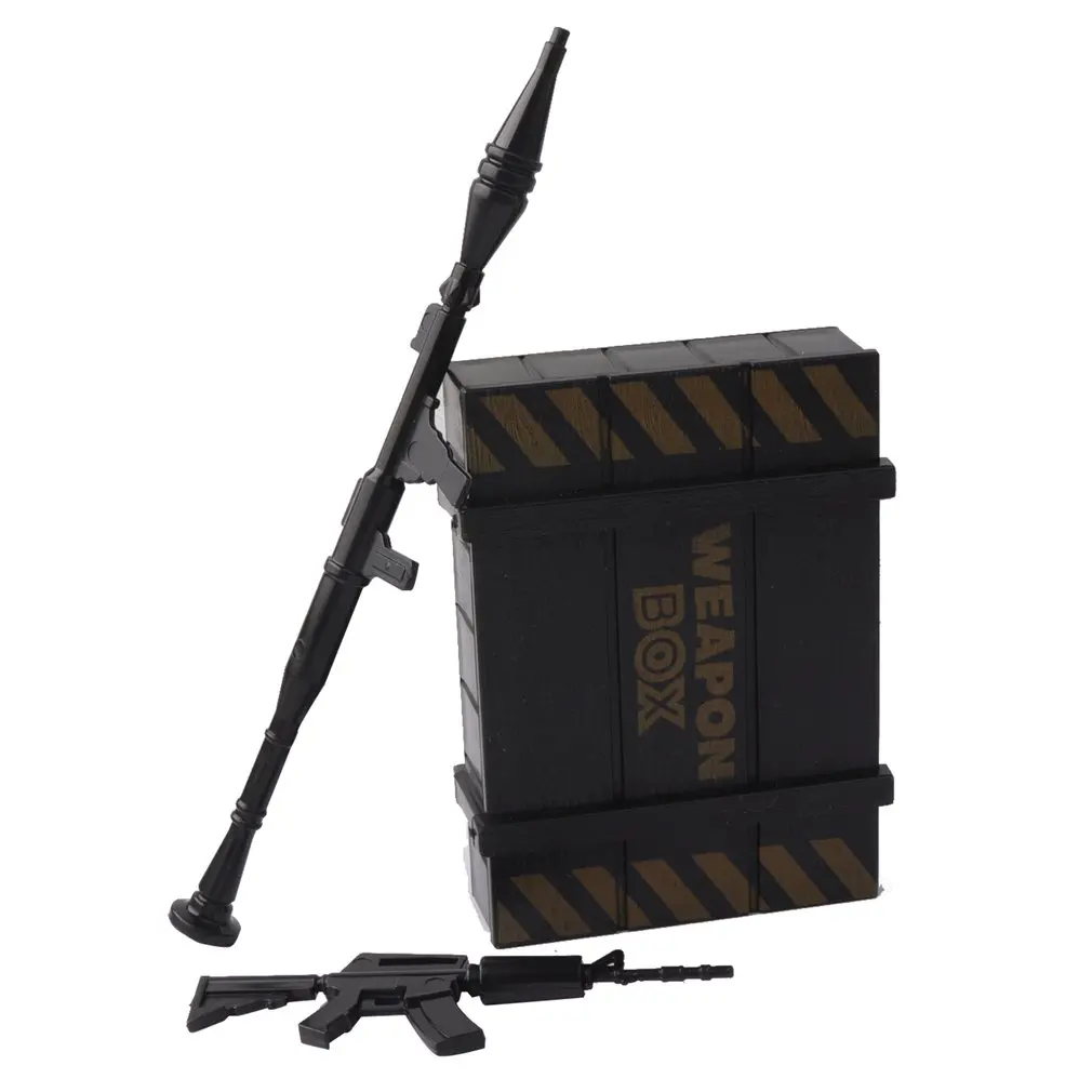 

Simulation Weapon Box Artillery Case and Gun Kit Decoration for 1/10 Axial RC Car Model