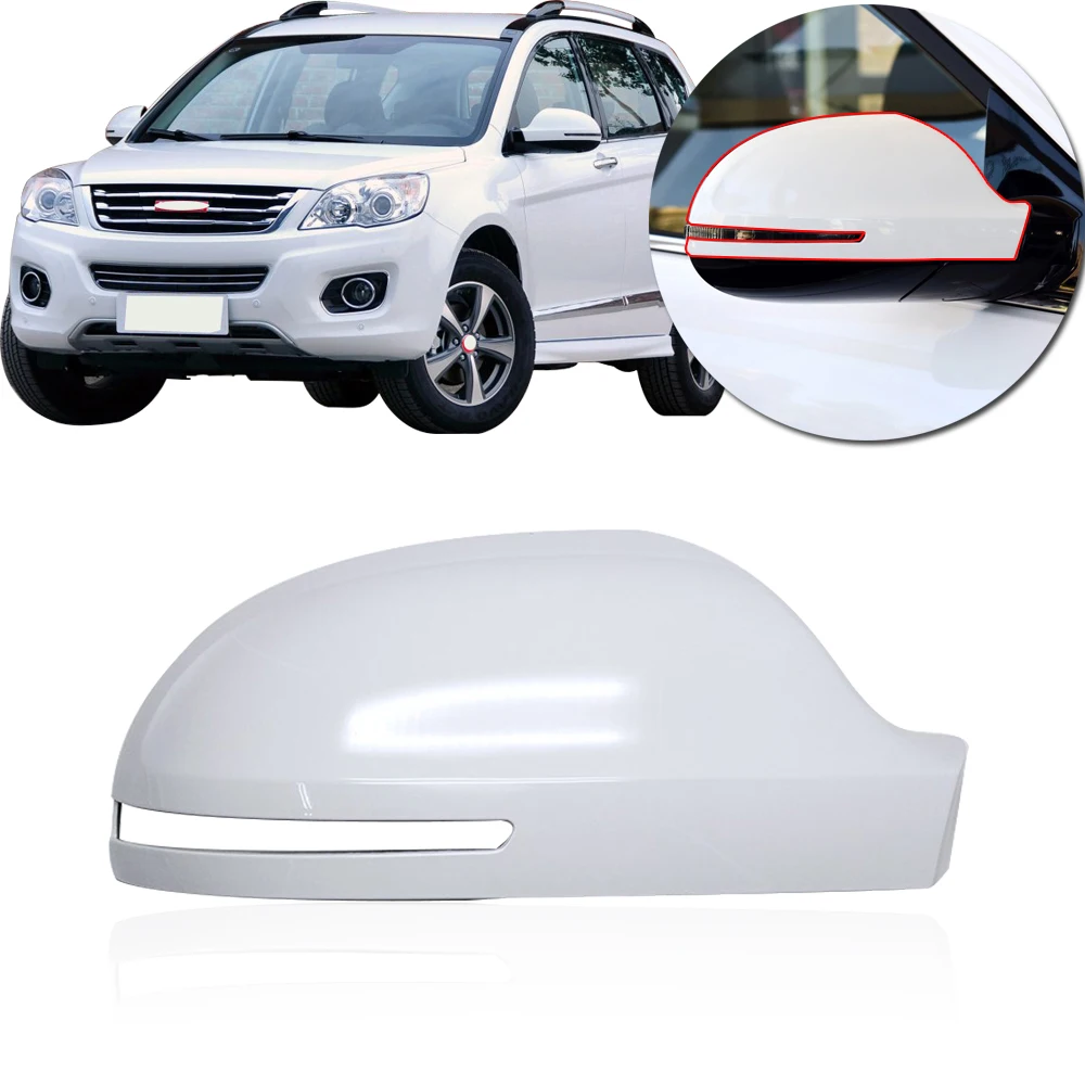 

CAPQX For Great Wall Haval Hover H6 Outside rearview Mirror Cover outer Rear View Mirror Cap Shell Housing (No paint any color)