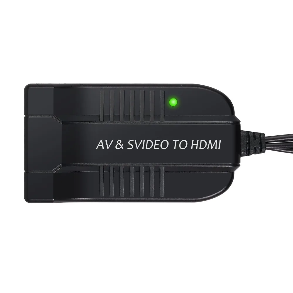 Proster AV CVBS S-Video к HDMI HD видео конвертер композитный 3RCA к HDMI адаптер Поддержка 1080P микро кабель для HDTV DVD