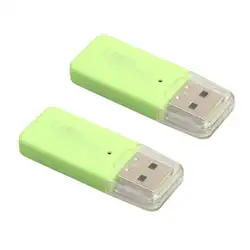 2 шт./лот Micro SD/TF Card Reader USB 2.0 высокая Скорость чтения карт памяти адаптера портативных ПК Внешний картридер