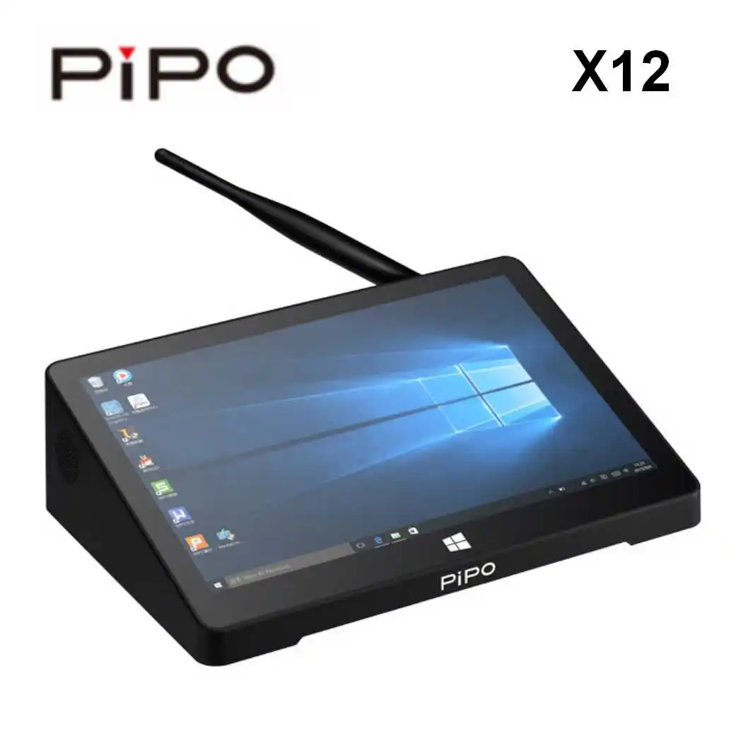 

PIPO X12 Mini PC Cherry Trail Z8350 4GB/64GB Smart TV Box with 10.8 Inch 1920*1280 Screen Media Player Touch Screen Tablet PC