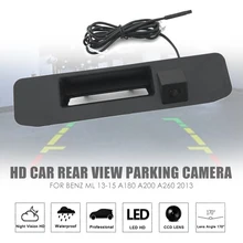 HD CCD камера заднего вида с ручкой багажника автомобиля для Mercedes Benz ML 13-15 A180 A200 A260 2013