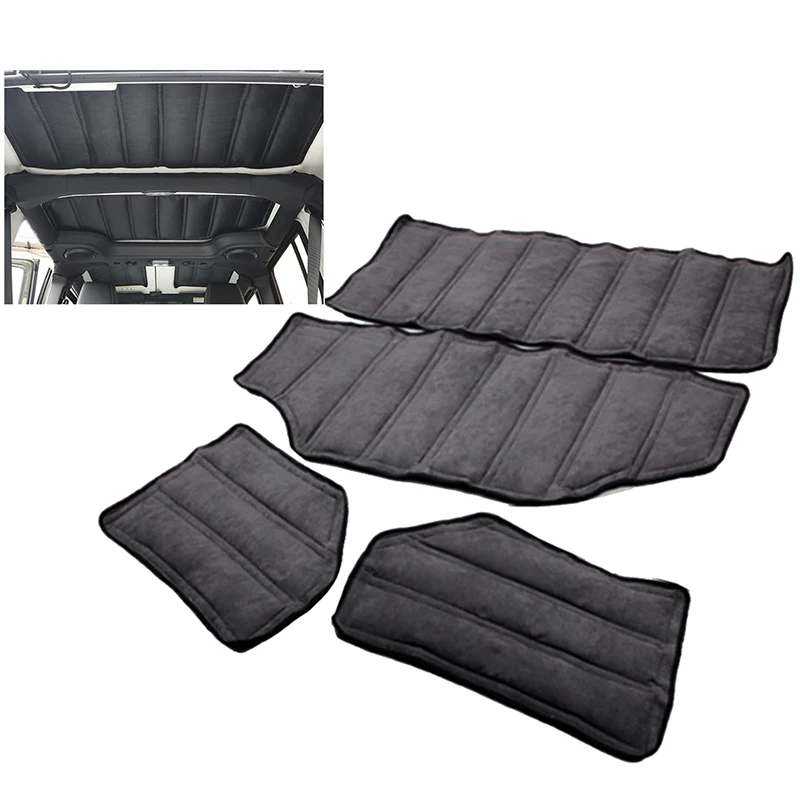 4xHardtopSoundDeadenerHeadlinerInsulationForJeepWranglerJK4