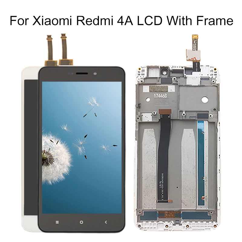 Для Xiaomi Redmi 4A ЖК-дисплей кодирующий преобразователь сенсорного экрана в сборе с