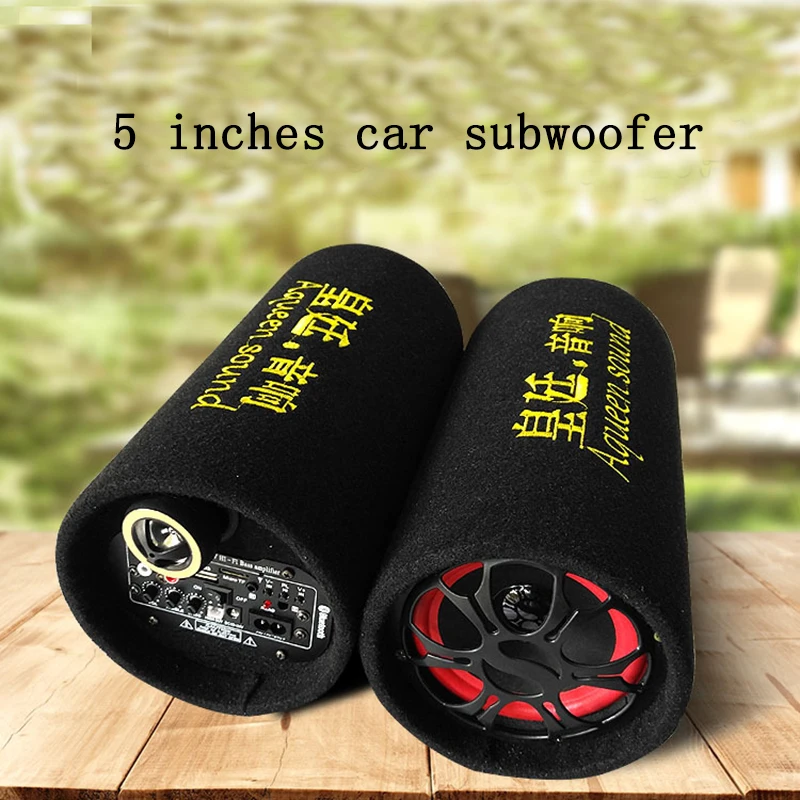 5 Inch 12V/24V/220V Car Bluetooth Aqueen Sound Speakers and Subwoofers