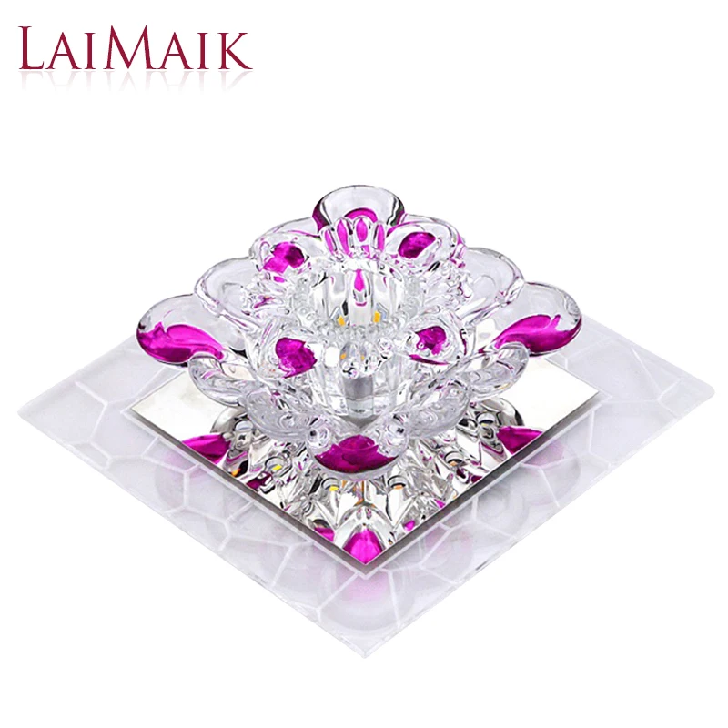  LAIMAIK Crystal LED Ceiling Light 3W 5W AC90-260V Modern LED Crystal Aisle Corridor Light Porch Hal - 32793641435