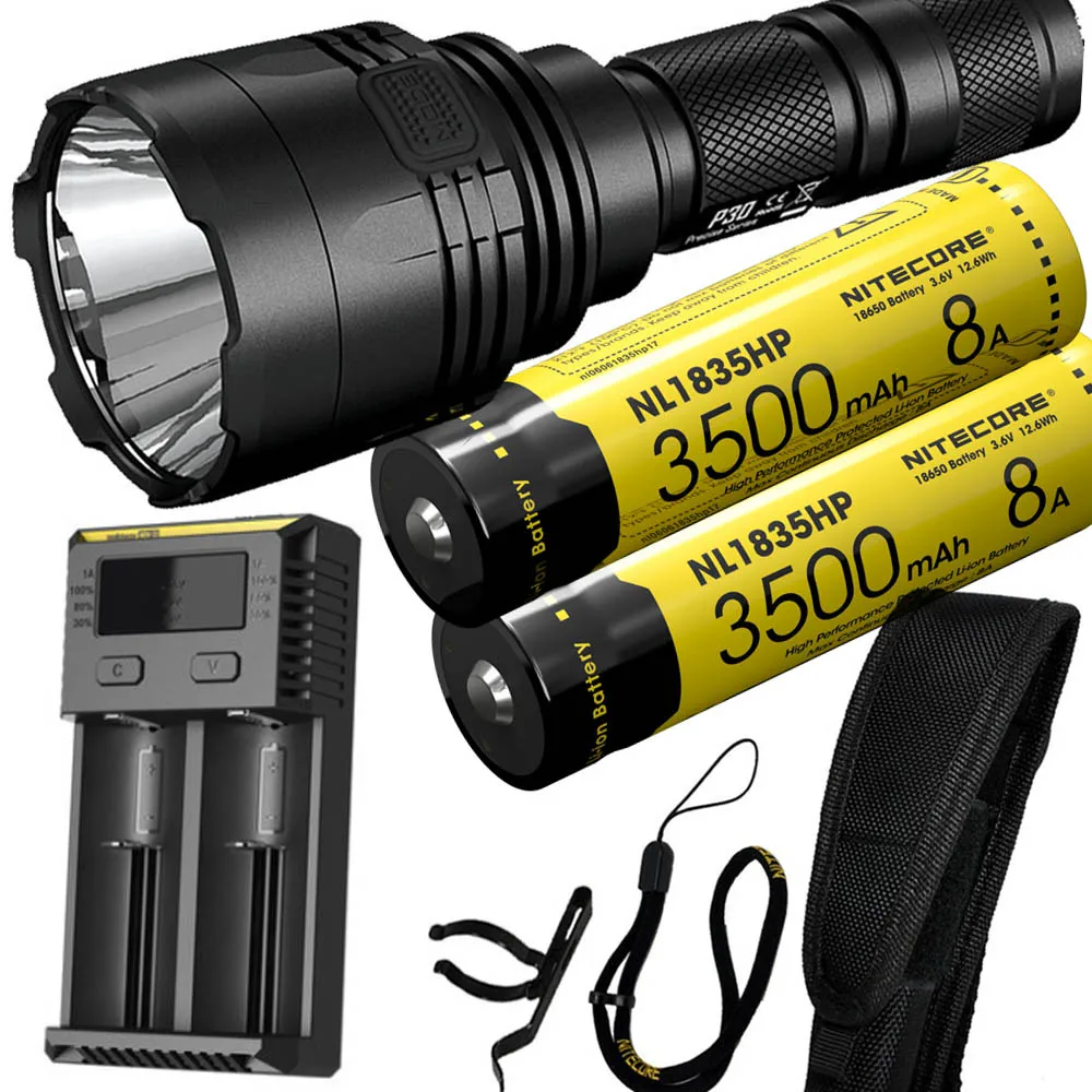 

NITECORE P30 Flashlight CREE XP-L HI V3 LED max 1000LM 8 Working Modes beam distane 618 meter LED torch outdoor rescue light