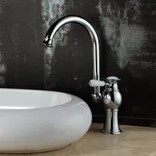 Современной хромированной отделкой латунь одно отверстие Кухня раковина кран бар коснитесь