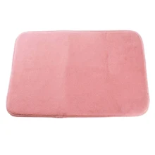 Микрофибра Нескользящие коврики для ванной отскок пористый материал, коралловый бархат супер дорожка для кухни ковер 40x60 см 6 цветов