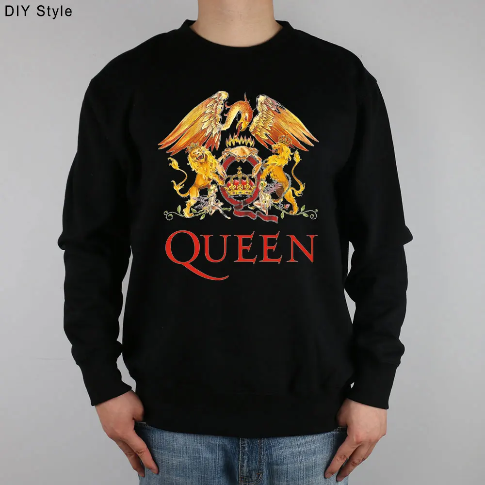  Queen  LOGO Rock band Sweatshirts  Thick Combed Cotton in 