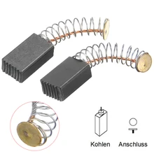 2 шт. угольные щетки 5 мм* 8 мм* 16 мм угольные щетки двигателя угольные щетки для электрических двигателей вращающиеся инструменты