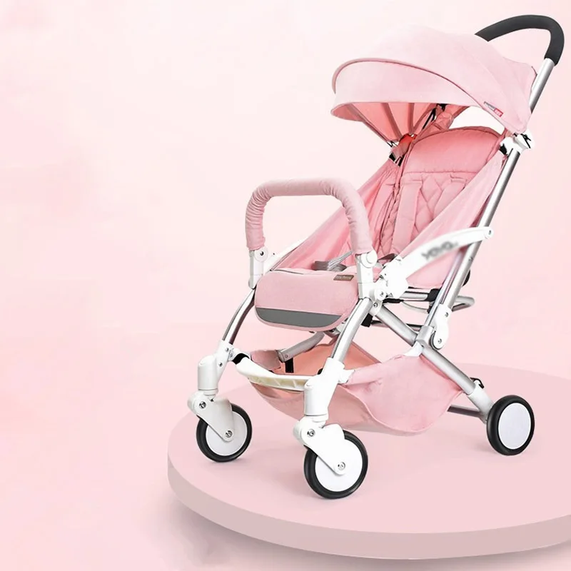 

2018 New Style baby2B1 stroller light folding umbrella car can sit can lie ultra-light portable on the airplane