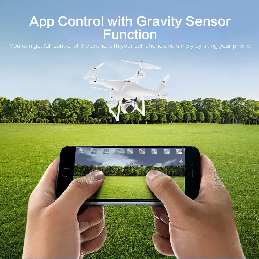 S10 2 4G 4CH 6 Axis Gyro WI FI FPV 2.0MP Камера Дрон Квадрокоптер RC вертолета селфи высота над