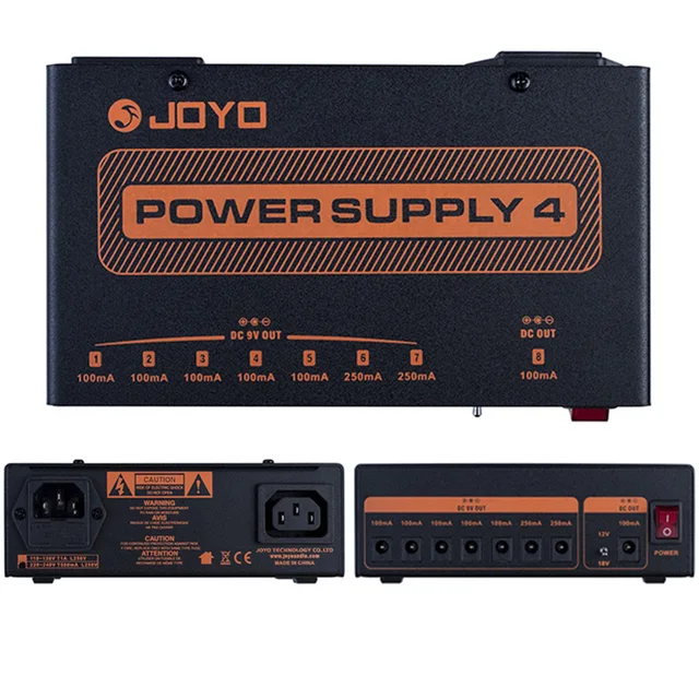 Cheap JP-04 Power Supply 4 JOYO 8 Independent 9V 12V 18V Output JP04 JOYO Guitar Effect Pedal Power Supply