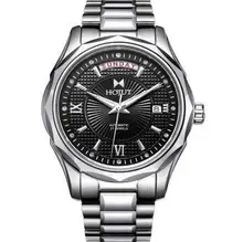 HOJUT RUIYI top grade dual calendar three hands automatic mechanical movement sapphire mirror 316L stainless steel