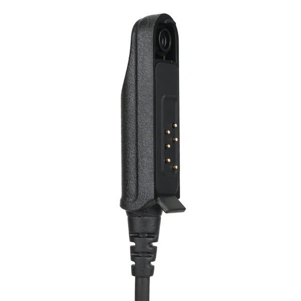 Ударопрочный пластик PTT Динамик Микрофон светодиодный индикатор с 3,5 мм моно-разъем дизайн для Retevis RT6 двухканальные рации J9114M