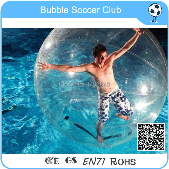 

Free Shipping 2 Pieces Logo Printed 1.0mm TPU Thickness Walking Ball,Inflatable Water Bubble Balls