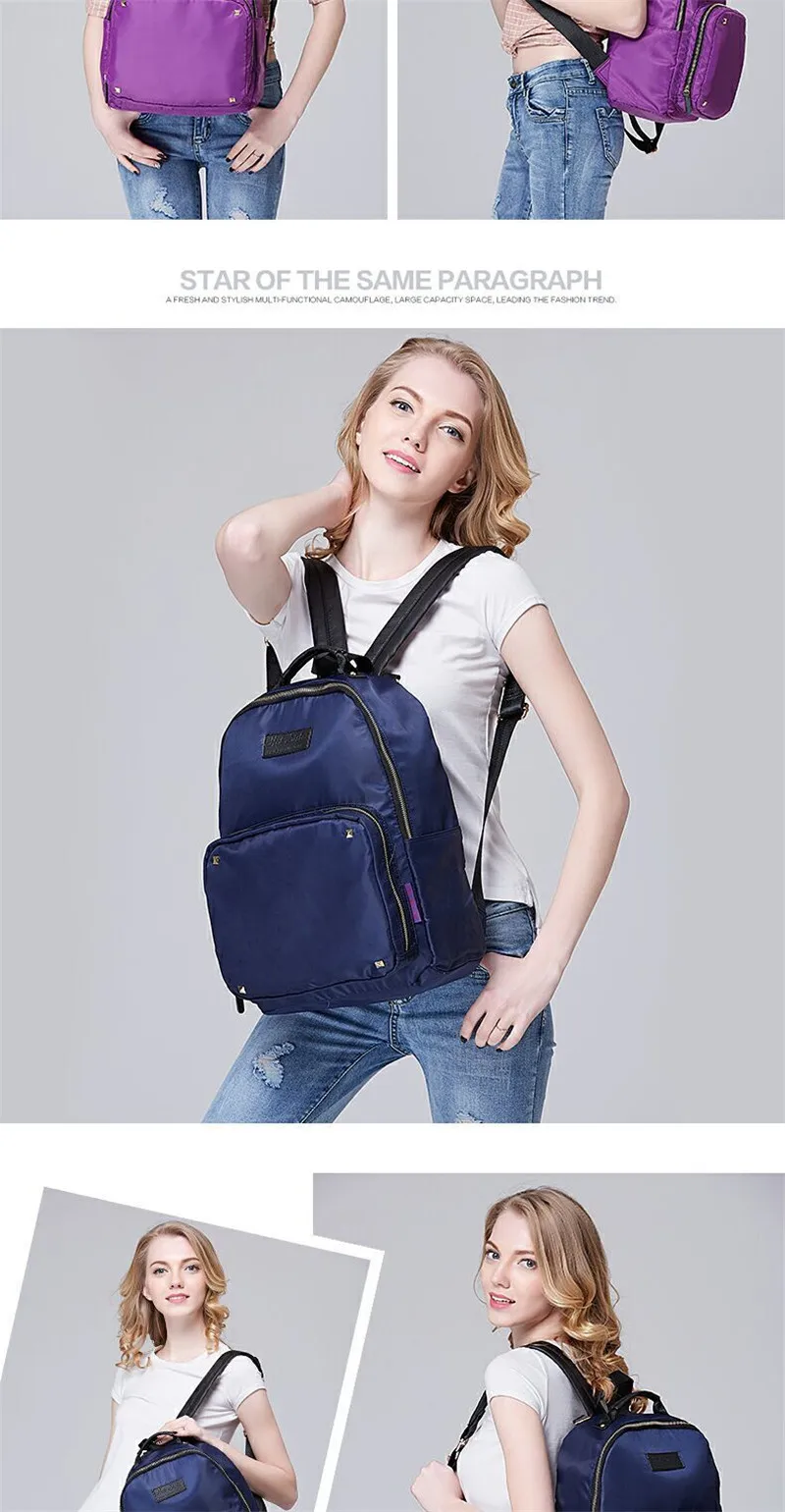 2018 Brand New Super Star Same Type Camouflage Machine Washable Mummy bag High-Quality Ladies Fashion Backpack11