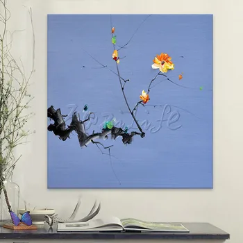 

Hand Painted Oil Painting Flower Canvas wall art canvas Pictures for living room home decor cuadros decoracion 3
