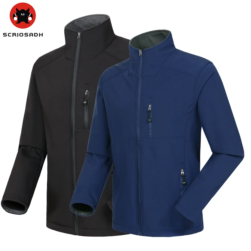 Men Soft shell Outdoor Coat Waterproof Windproof Jacket Breathable Keep