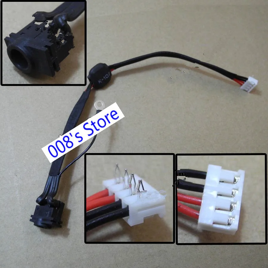 

New DC Power Jack Harness Cable For Samsung NP365EC5 NP355V5C NP350V5C Part No: DC30100KB00 Charging Port Socket Connector