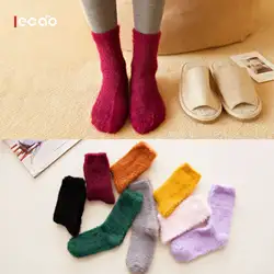 20 пар Новая зимняя норки мужчин женщин шерсти теплая расстроен длинные носки оптовая продажа от производителя женские носки