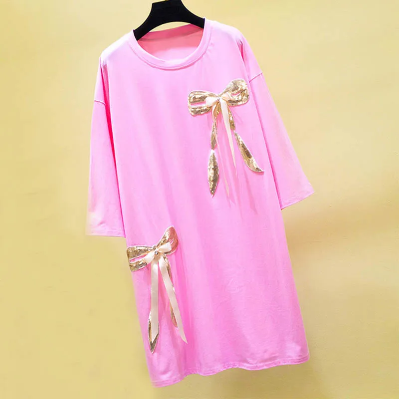 Летнее женское платье, большие размеры, обхват груди 158 см, 5XL 6XL, 7XL, 8XL, 9XL, женское платье черного, белого, розового цвета