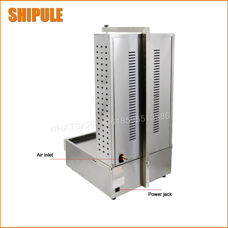 Gas Doner Kebab Machine 220V Automatic Shawarma Machine Kebab BBQ Grill