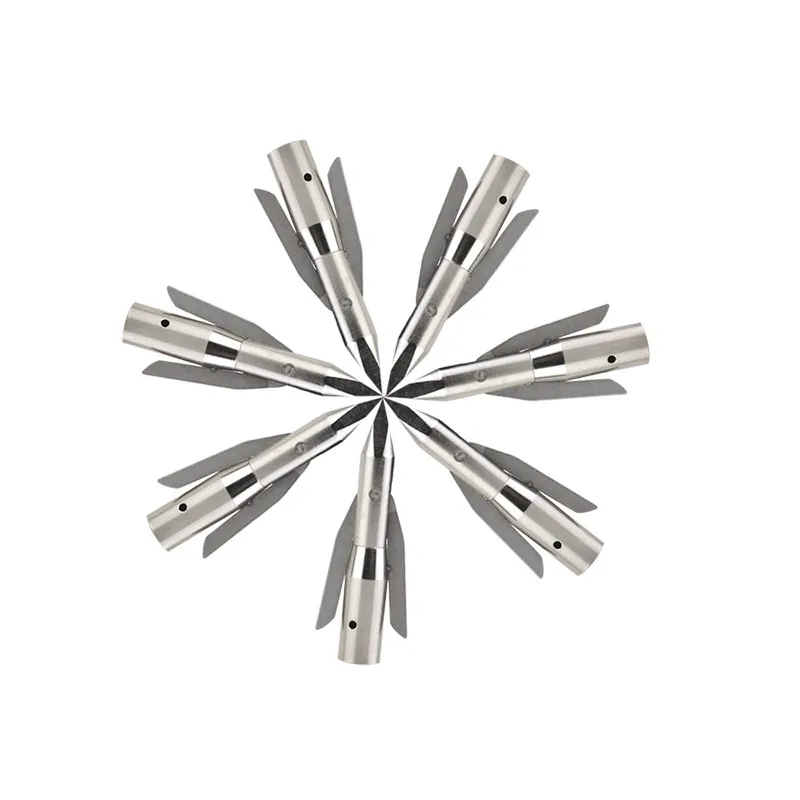 3/6/12Pcs 288Gr Archery Bow Fishing Arrowheads Point Bowfishing 2 Blades Broadheads Tips Outdoor Hunting Shooting Accessories 3/6/12Pcs 288Gr Archery Bow Fishing Arrowheads Point Bowfishing 2 Blades Broadheads Tips Outdoor Hunting Shooting Accessories