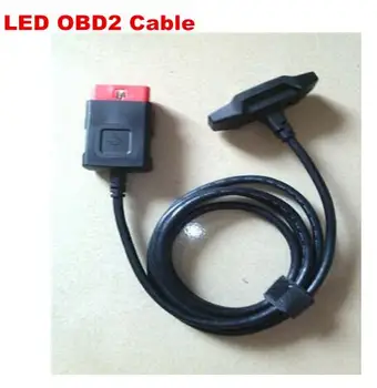 

Hot! 1 lot free shipping OBD II Cable LED OBD2 Cable Suitable for VD TCS CDP PRO PLUS LED OBD Cable diagnostic tool for cars