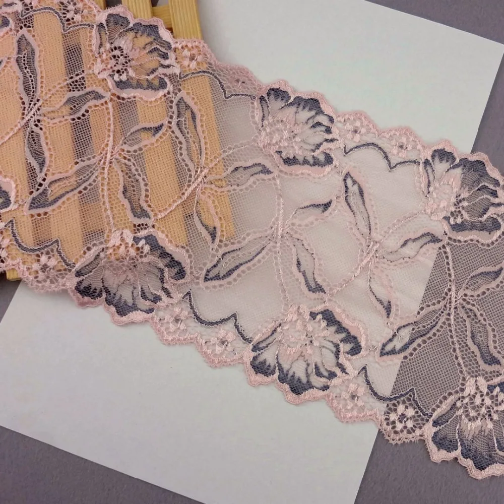 Lovely! 2meters/lot 17CM Wide Lace Elastic stretch Lace Sewing Super