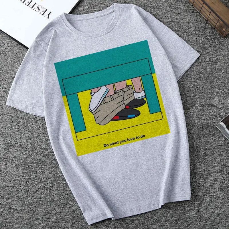 Women Clothes 2019 Casual Vogue T Shirt Women Short-sleeved Sexy Spoof Printed Korean Tops Kawaii Streetwear Camiseta Mujer