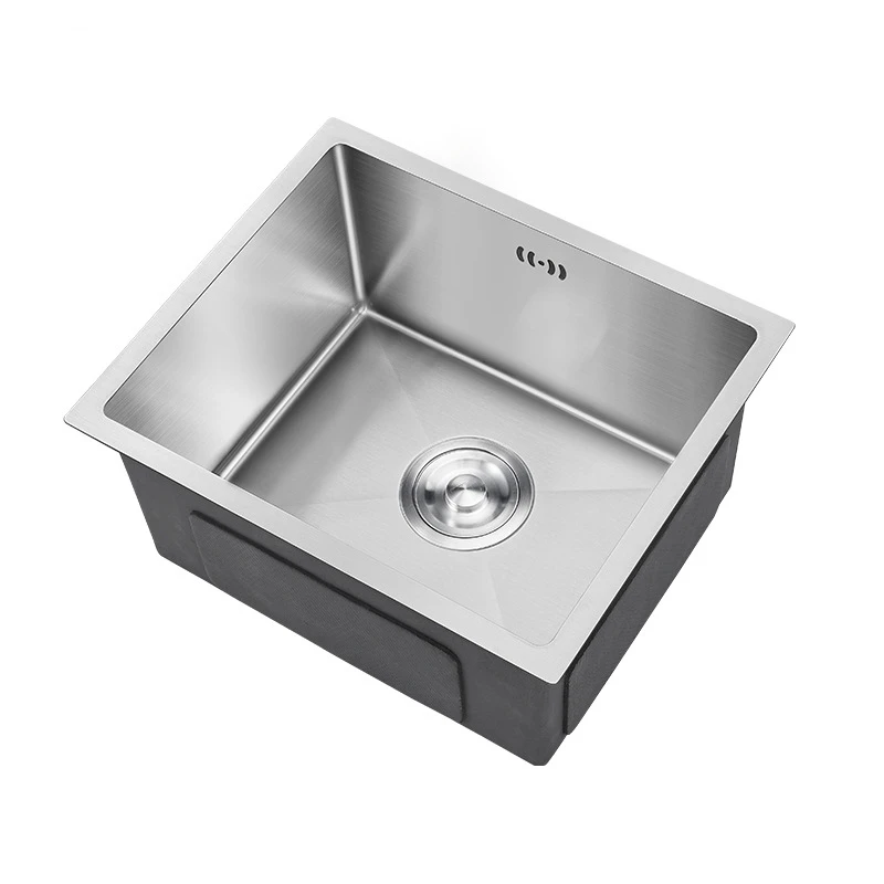 Kitchen Sinks 15inch 304 Stainless Steel Brushed Kitchen Undermount Sink Basket Strainer Single Bowel Sink send from Russia Kitchen Sinks 15inch 304 Stainless Steel Brushed Kitchen Undermount Sink Basket Strainer Single Bowel Sink send from Russia