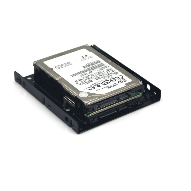 2," SSD/жесткий диск для 3,5" адаптер для крепления кронштейна HDD конвертер лоток, поддержка 2 шт SSD накопитель