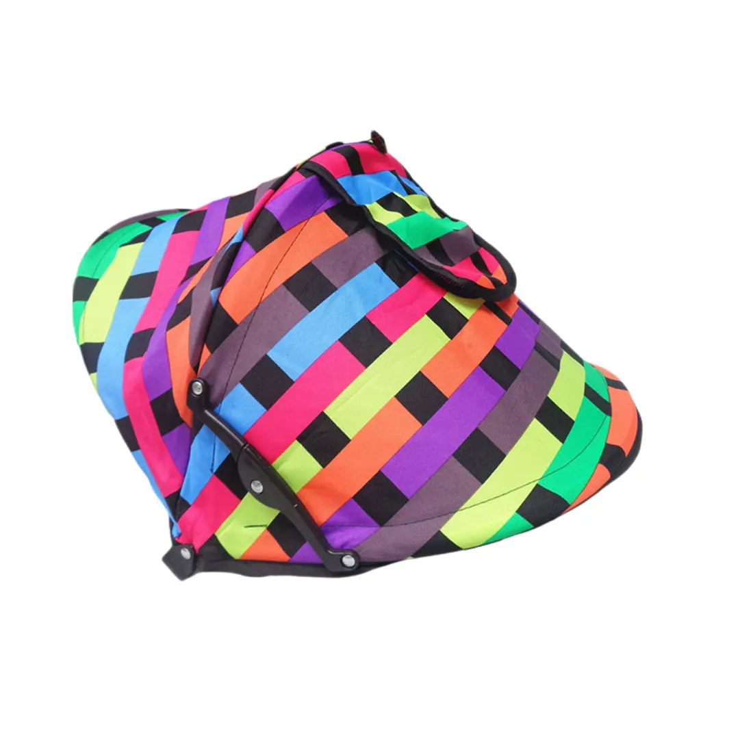 Открытый многоцелевой теплый не боится ветра и защищает от солнца крышка детская коляска ветрозащитные части коляска красочные солнцезащитный капюшон - Цвет: style 1 multicolor